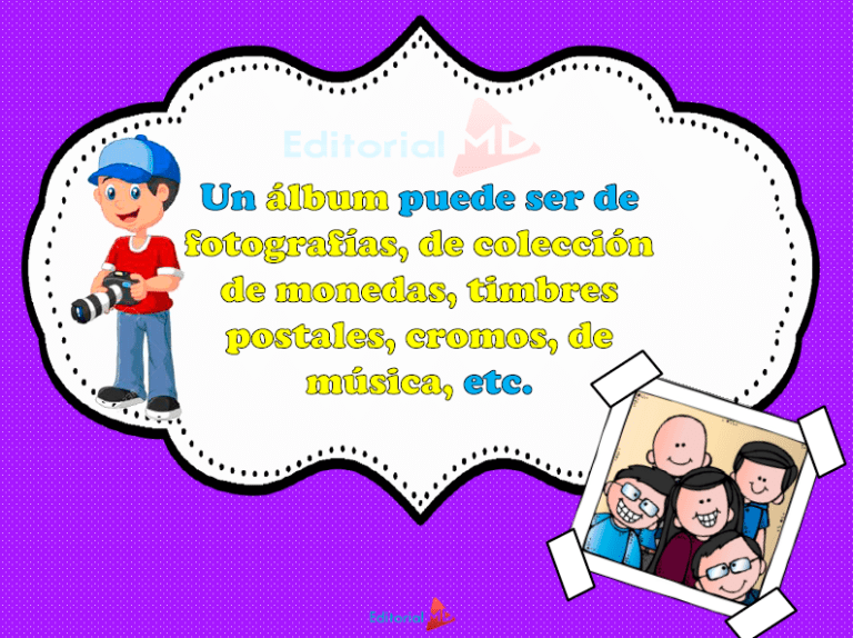 ¿Qué es un álbum? Para Niños | Editorial MD