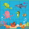 Puzzles para imprimir de animales acuáticos