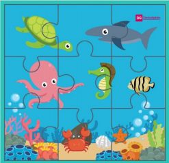 Puzzles para imprimir de animales acuáticos