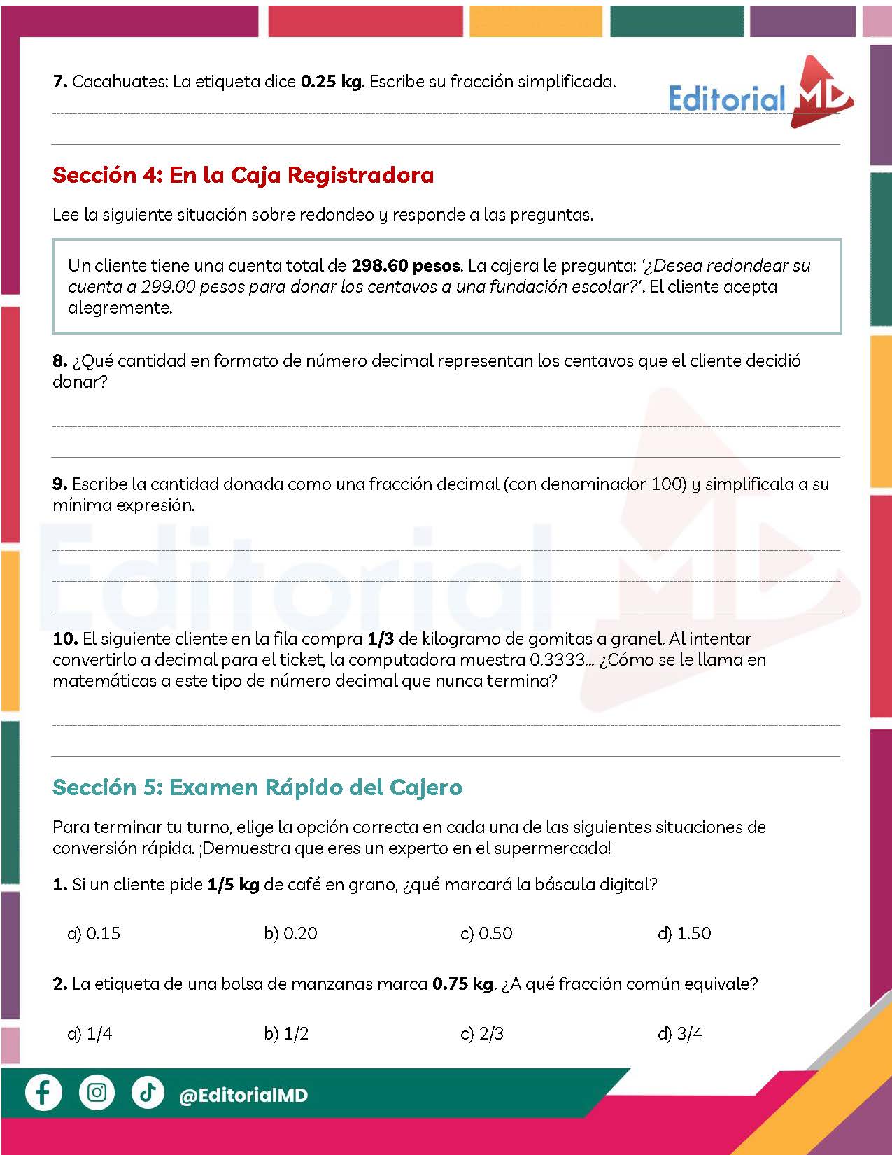 Fichas de Trabajo 6° Sexto Grado de Primaria NEM (Ciclo Escolar 2026 – 2027) + Proyectos AULA - ESCOLAR- COMUNITARIOS 4 Fichas de Trabajo 6° Sexto Grado de Primaria NEM (Ciclo Escolar 2026 – 2027) + Proyectos AULA - ESCOLAR- COMUNITARIOS - Image 4