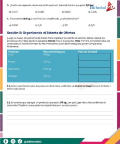 1. EXPRESION DE FRACCIONES COMO DECIMALES Y DE DECIMALES COMO FRACCIONES Pagina 4