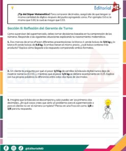 Fichas de Trabajo 6° Sexto Grado de Primaria NEM (Ciclo Escolar 2026 – 2027) + Proyectos AULA - ESCOLAR- COMUNITARIOS 7 1. EXPRESION DE FRACCIONES COMO DECIMALES Y DE DECIMALES COMO FRACCIONES Pagina 5