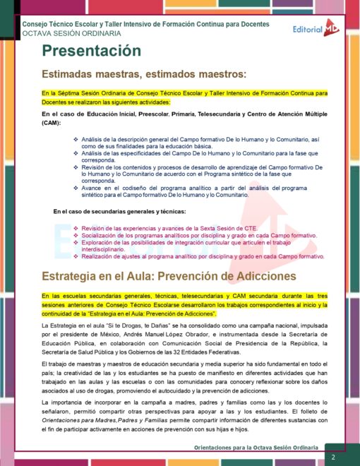 1. Orientaciones Octava Sesion Ordinaria de CTE Resueltas MD page 0002 copia