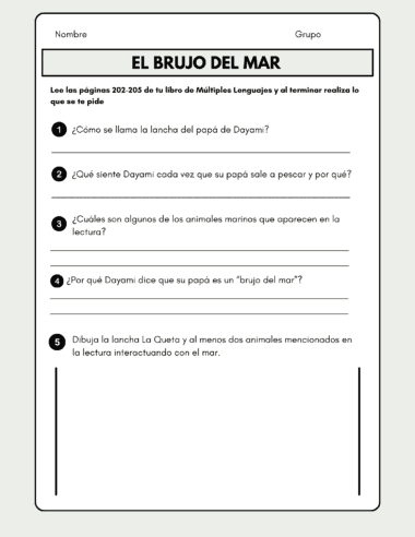 Cuadernillo de comprensión lectora. Múltiples Lenguajes. Cuarto grado. Tomo III - Image 10
