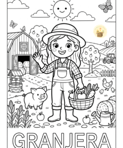 Gran Libro Para Colorear: La Granja y sus Amigos 6 10 37