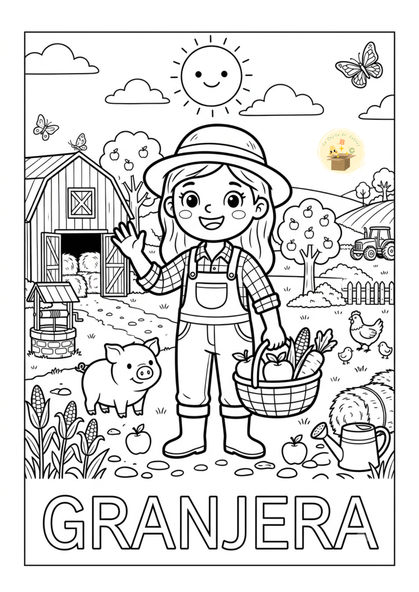 Gran Libro Para Colorear: La Granja y sus Amigos 3 Gran Libro Para Colorear: La Granja y sus Amigos - Image 3