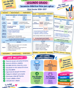Programa Analítico Anual TELESECUNDARIA SEGUNDO GRADO (Ciclo Escolar 2026 – 2027) 21 10 41