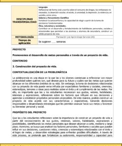 Programa Analítico Anual TUTORÍA 2 / EDUCACIÓN SOCIOEMOCIONAL 2, Secundaria 2º (Ciclo Escolar 2026 – 2027) 26 10 56