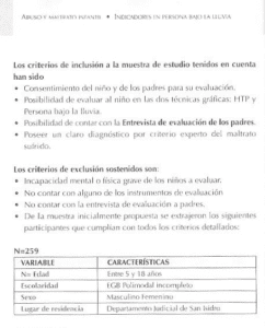 Indicadores de abuso y maltrato infantil en la prueba grafíca "persona ...