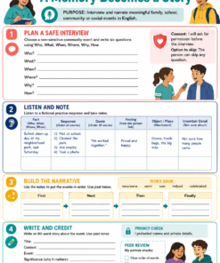 Fichas de trabajo INGLÉS SECUNDARIA 1°, 2° Y 3° Grado | TODOS LOS CONTENIDOS (IMPRIMIBLES) 22 10 A Memory Becomes a Story