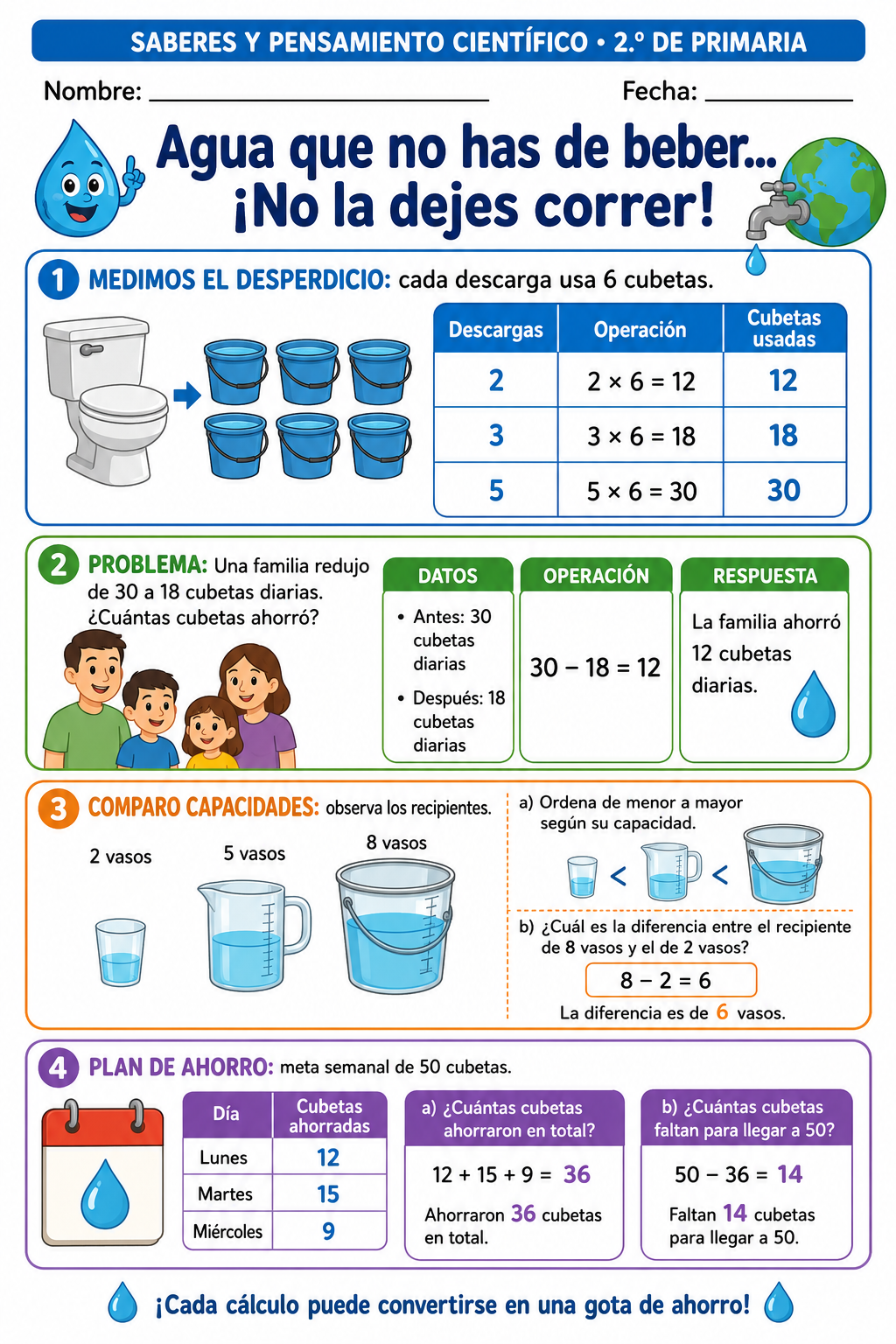 Fichas de trabajo PRIMARIA 1° a 6° Grado | TODOS LOS PROYECTOS (IMPRIMIBLES) 16 Fichas de trabajo PRIMARIA 1° a 6° Grado | TODOS LOS PROYECTOS (IMPRIMIBLES) - Image 16