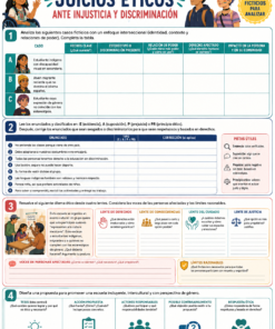 Fichas de trabajo FCyE SECUNDARIA 1°, 2° Y 3° Grado | TODOS LOS CONTENIDOS (IMPRIMIBLES) 23 10 Juicios eticos injusticia discriminacion