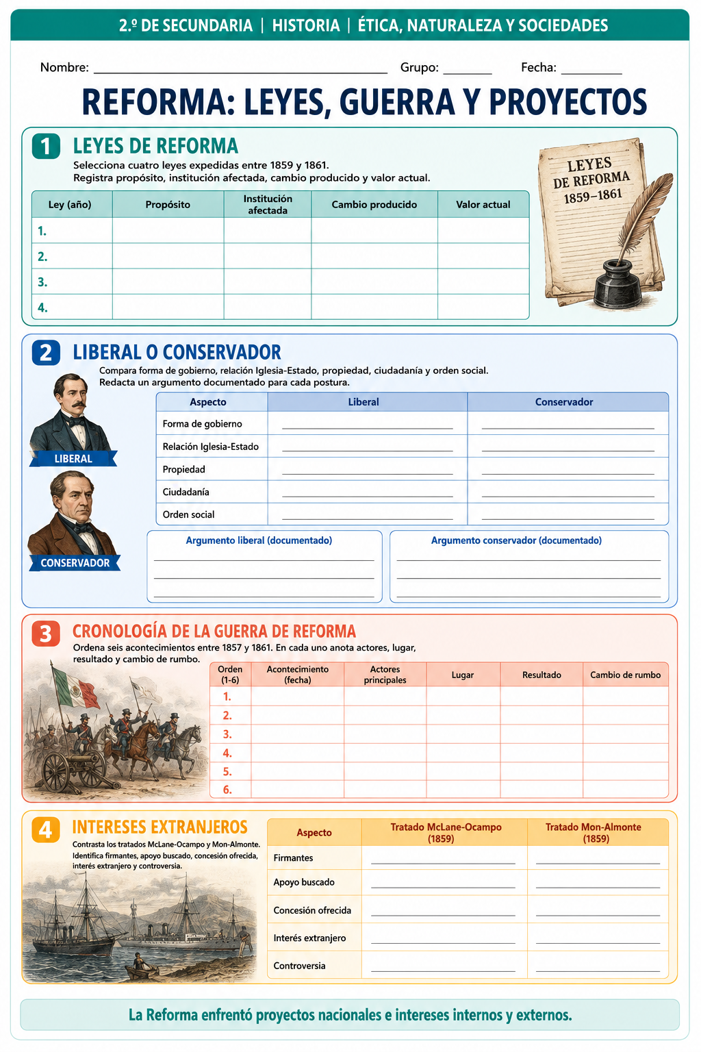 Fichas de trabajo HISTORIA SECUNDARIA 1°, 2° Y 3° Grado | TODOS LOS CONTENIDOS 13 Fichas de trabajo HISTORIA SECUNDARIA 1°, 2° Y 3° Grado | TODOS LOS CONTENIDOS - Image 13