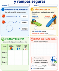 Fichas de trabajo PRIMARIA 1° Grado TODOS LOS PROYECTOS (IMPRIMIBLES) 16 10 Resbaladillas y rampas seguras