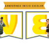 Banderines de Bienvenida con temática de Minions 26 Dos pancartas con temas escolares presentan grandes letras amarillas