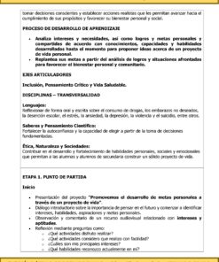 Programa Analítico Anual TUTORÍA 2 / EDUCACIÓN SOCIOEMOCIONAL 2, Secundaria 2º (Ciclo Escolar 2026 – 2027) 27 11 54