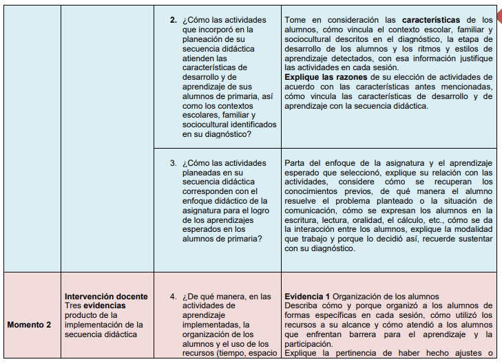 Ejemplos tareas