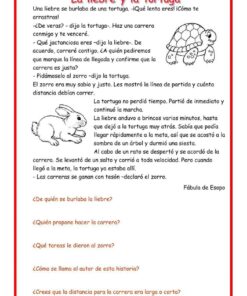 Texto en español de la fábula 