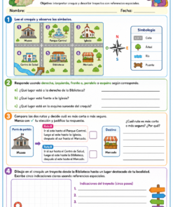 Fichas de trabajo PRIMARIA 3° Grado TODOS LOS PROYECTOS (IMPRIMIBLES) 40 11 La ruta para conocer las maravillas de mi localidad
