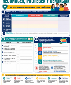 Fichas de trabajo FCyE SECUNDARIA 1°, 2° Y 3° Grado | TODOS LOS CONTENIDOS (IMPRIMIBLES) 24 11 Reconocer proteger denunciar