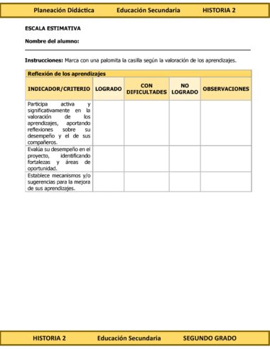 Programa Analítico Anual HISTORIA 2, Secundaria 2º (Ciclo Escolar 2025 – 2026) - Image 12