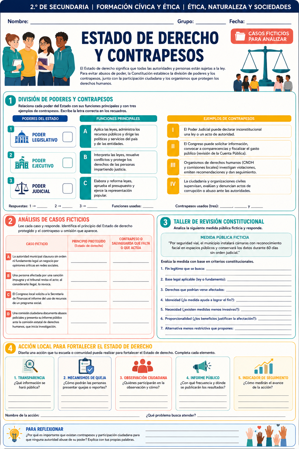 Fichas de trabajo FCyE SECUNDARIA 1°, 2° Y 3° Grado | TODOS LOS CONTENIDOS (IMPRIMIBLES) 10 Fichas de trabajo FCyE SECUNDARIA 1°, 2° Y 3° Grado | TODOS LOS CONTENIDOS (IMPRIMIBLES) - Image 10