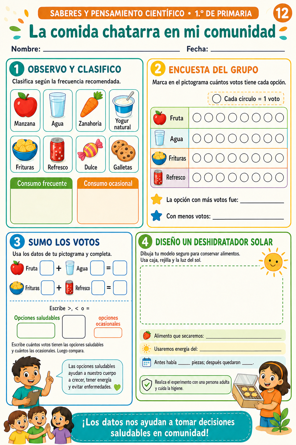 Fichas de trabajo PRIMARIA 1° Grado TODOS LOS PROYECTOS (IMPRIMIBLES) 4 Fichas de trabajo PRIMARIA 1° Grado TODOS LOS PROYECTOS (IMPRIMIBLES) - Image 4