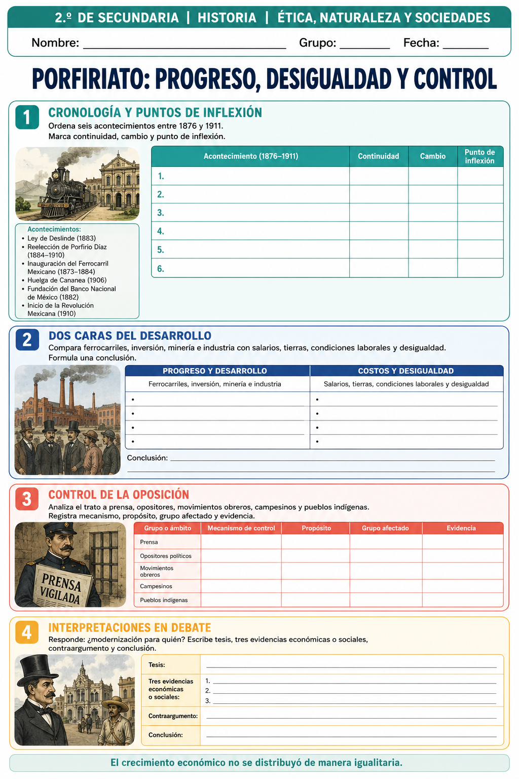 Fichas de trabajo HISTORIA SECUNDARIA 1°, 2° Y 3° Grado | TODOS LOS CONTENIDOS 15 Fichas de trabajo HISTORIA SECUNDARIA 1°, 2° Y 3° Grado | TODOS LOS CONTENIDOS - Image 15
