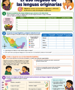 Fichas de trabajo PRIMARIA 4° Grado TODOS LOS PROYECTOS (IMPRIMIBLES) 41 12 el uso negado de las lenguas originarias