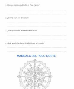 Una hoja de trabajo en español titulada 