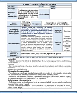 Programa Analítico Anual CIENCIAS I BIOLOGÍA, Secundaria 1º (Ciclo Escolar 2026 – 2027) 29 13 48