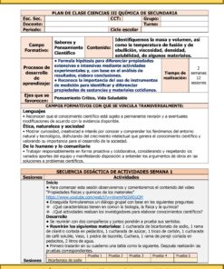 Programa Analítico Anual CIENCIAS III QUÍMICA, Secundaria 3º (Ciclo Escolar 2026 – 2027) 29 13 50