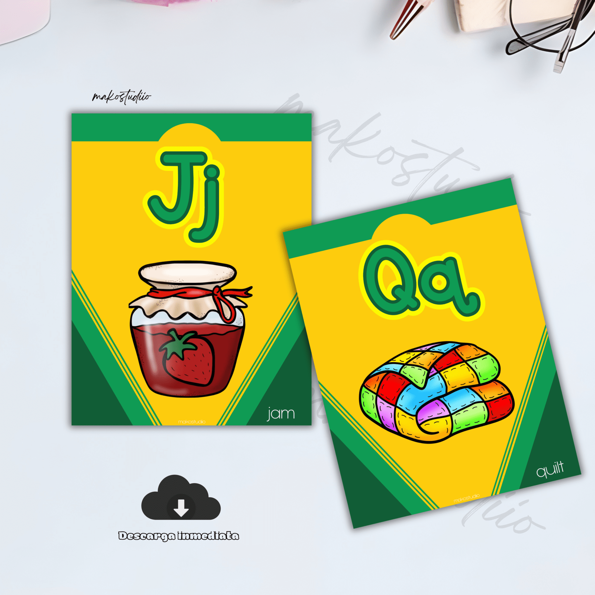 Abecedario en ingles ilustrado (alphabet) 3 Abecedario en ingles ilustrado (alphabet) - Image 3