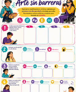Fichas de trabajo ARTES SECUNDARIA 1°, 2° Y 3° Grado | TODOS LOS CONTENIDOS (IMPRIMIBLES) 23 13 Arte sin barreras