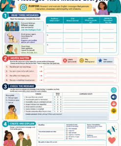 Fichas de trabajo INGLÉS SECUNDARIA 1°, 2° Y 3° Grado | TODOS LOS CONTENIDOS (IMPRIMIBLES) 25 13 Messages That Include Everyone