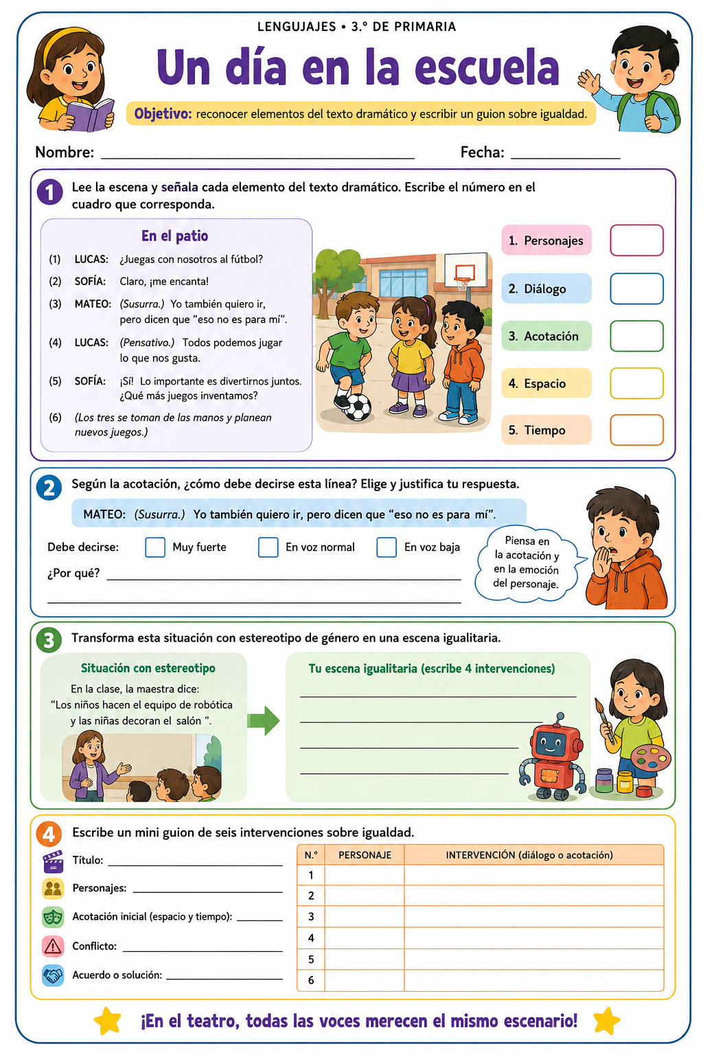 Fichas de trabajo PRIMARIA 3° Grado TODOS LOS PROYECTOS (IMPRIMIBLES) 2 Fichas de trabajo PRIMARIA 3° Grado TODOS LOS PROYECTOS (IMPRIMIBLES) - Image 2
