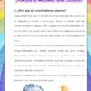 Comprensiones lectoras 3r nivel con adaptaciones 8 Una hoja de trabajo educativa en español explica por qué los arcoíris tienen colores, presenta texto, una ilustración de un sol, una nube y un arcoíris sobre un fondo pastel con espacios para el nombre y la fecha.