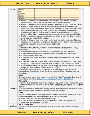 Programa Analítico Anual CIENCIAS III QUÍMICA, Secundaria 3º (Ciclo Escolar 2025 – 2026) - Image 14