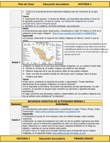 Programa Analítico Anual HISTORIA 1, Secundaria 1º (Ciclo Escolar 2025 – 2026) - Image 14