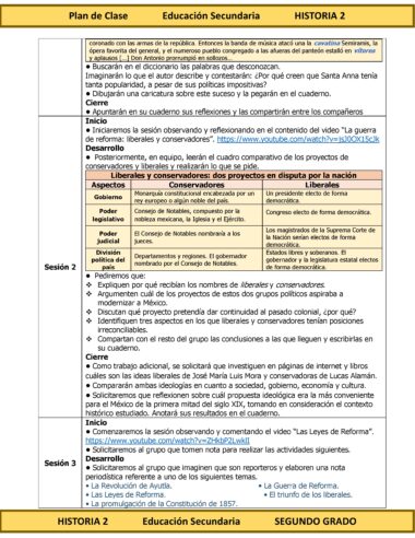 Programa Analítico Anual HISTORIA 2, Secundaria 2º (Ciclo Escolar 2025 – 2026) - Image 14