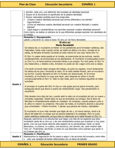 Programa Analítico Anual ESPAÑOL 1, Secundaria 1º (Ciclo Escolar 2025 – 2026) - Image 14
