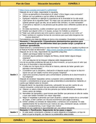 Programa Analítico Anual ESPAÑOL 2, Secundaria 2º (Ciclo Escolar 2025 – 2026) - Image 14