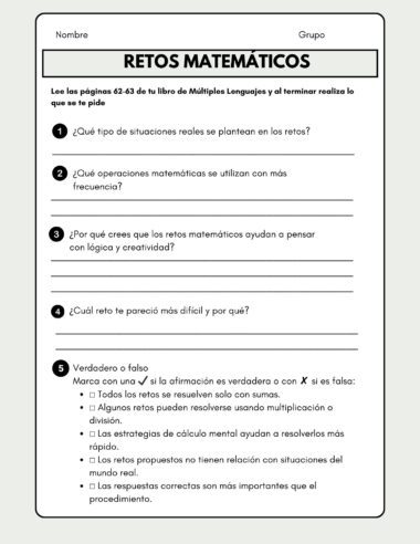 Cuadernillo de comprensión lectora. Múltiples Lenguajes. Cuarto Grado. Tomo I - Image 10