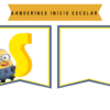Banderines de Bienvenida con temática de Minions 29 Un cartel titulado