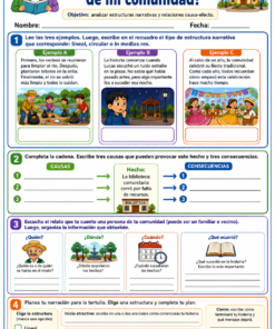 Fichas de trabajo PRIMARIA 1° a 6° Grado | TODOS LOS PROYECTOS (IMPRIMIBLES) 37 14 Descubro las historias de mi comunidad