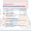 Guía de Estudio HORAS ADICIONALES HISTORIA Educación Secundaria- USICAMM 2026 - 2027 + (Simulador 90 Reactivos) 30 Una infografía en español que explica el papel del CTE (Consejo Técnico Escolar) como herramienta clave, con secciones sobre sesiones regulares, comunidades de aprendizaje y mejora continua, además de figuras ilustradas de fondo.