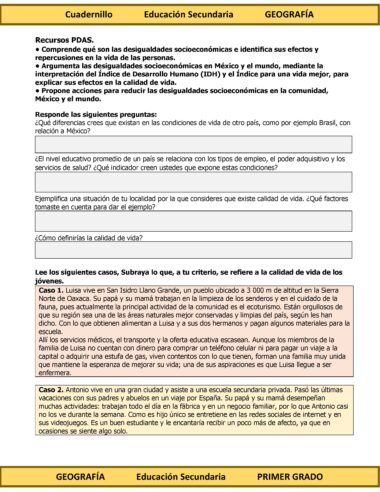 Programa Analítico Anual GEOGRAFÍA, Secundaria 1º (Ciclo Escolar 2025 – 2026) - Image 15