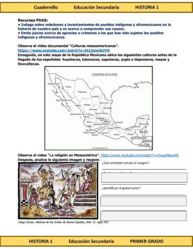 Programa Analítico Anual HISTORIA 1, Secundaria 1º (Ciclo Escolar 2025 – 2026) - Image 15