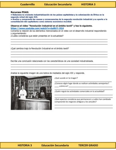 Programa Analítico Anual HISTORIA 3, Secundaria 3º (Ciclo Escolar 2025 – 2026) - Image 15