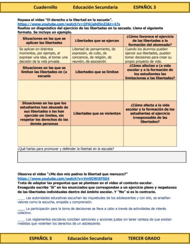 Programa Analítico Anual ESPAÑOL 3, Secundaria 3º (Ciclo Escolar 2025 – 2026) - Image 15